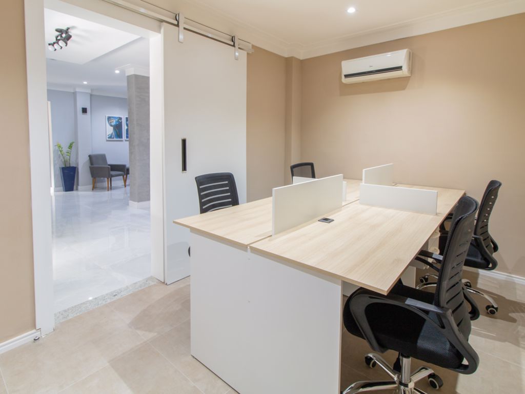 Posição em sala de coworking