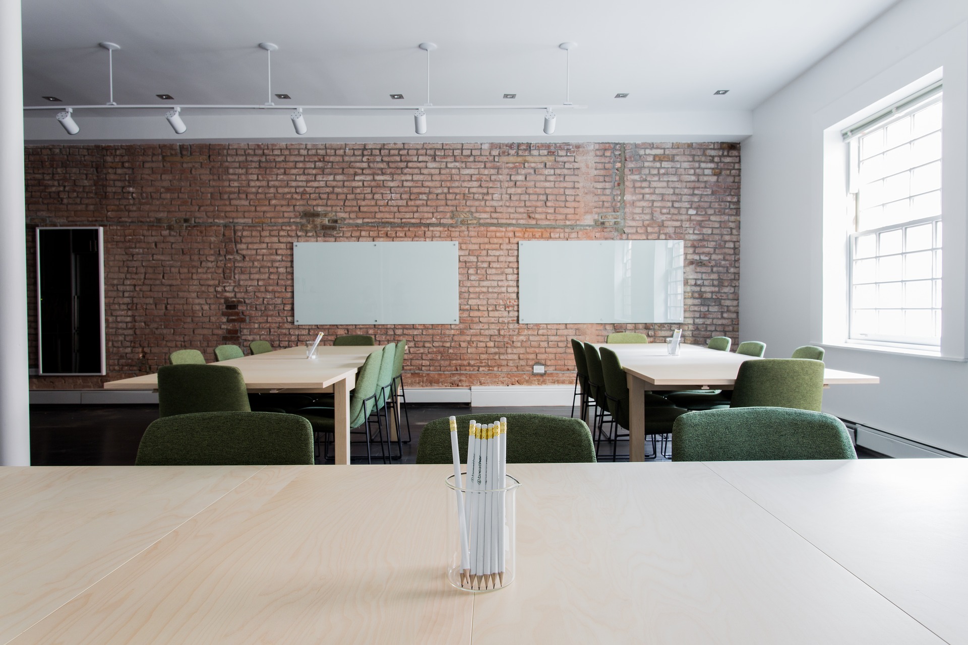 Ambiente de trabalho coworking.